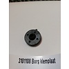 Borg klemplaat 3mm montage emblemen 3101108 NIEUW DAF 30, 31,32,33,44,55,66,YA66,Kalmar,Pony, Volvo 66, 343, 345