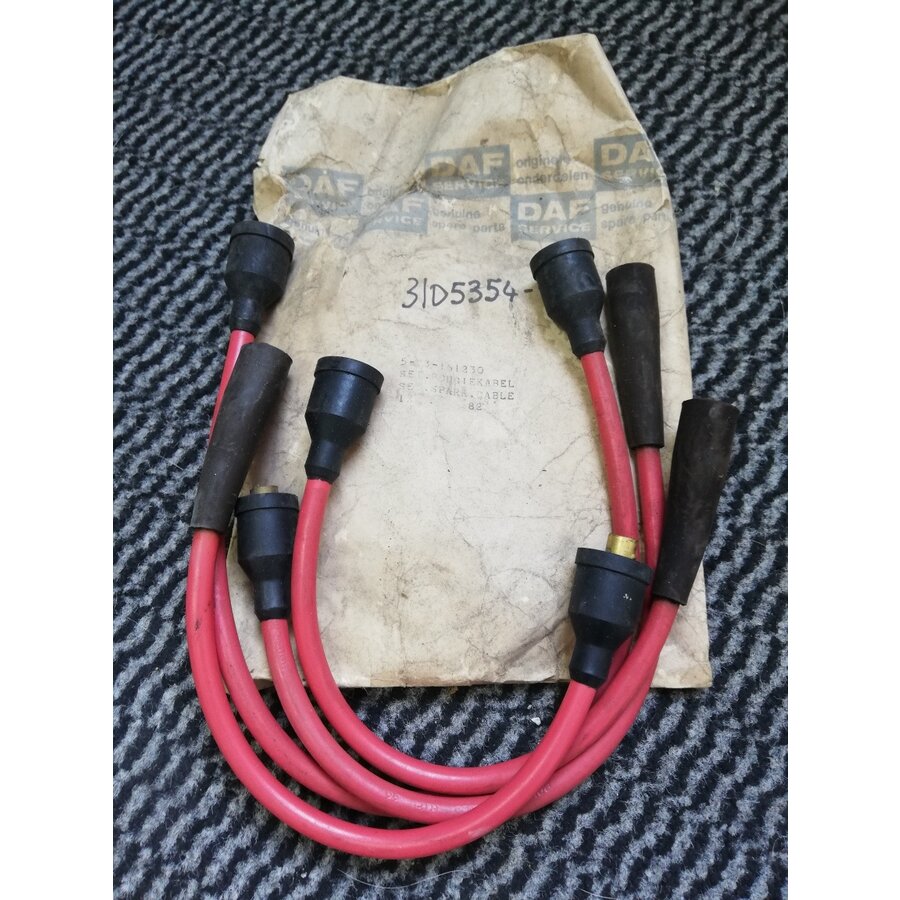 Bougiekabelset (4 stuks) 3105354 NOS DAF 55, 66 YA66, Volvo 66