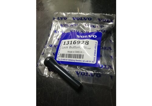 Knop portiervergrendeling Blauw 1316928 NIEUW Volvo  200, 700, 900 