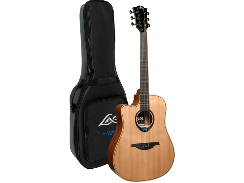 Lâg Guitars BlueWave 2 Dreadnought Cutaway Electro (Linkshandig)