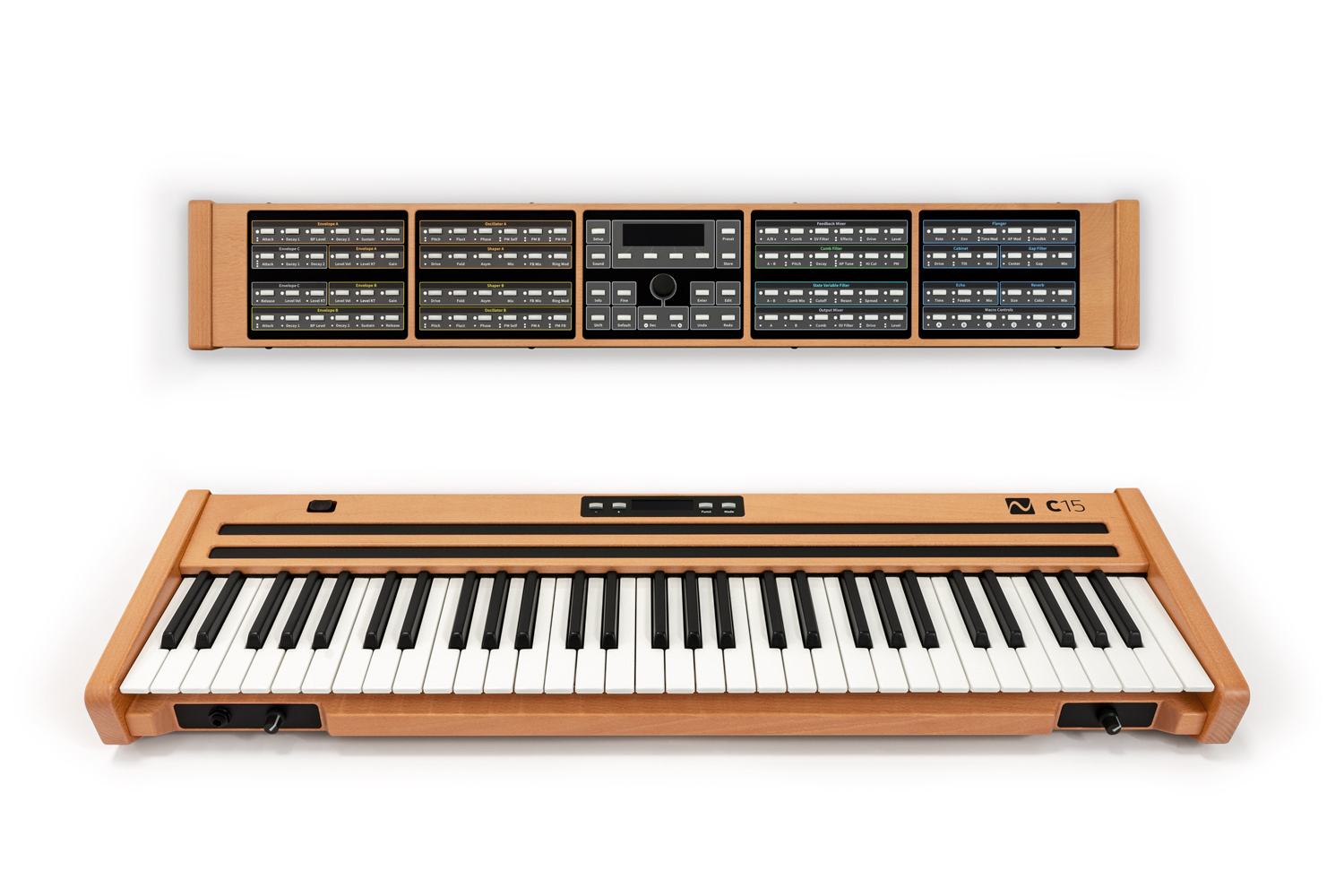 Nonlineair Labs C15 Cherry Wood / Incl Flightcase en Accessoires