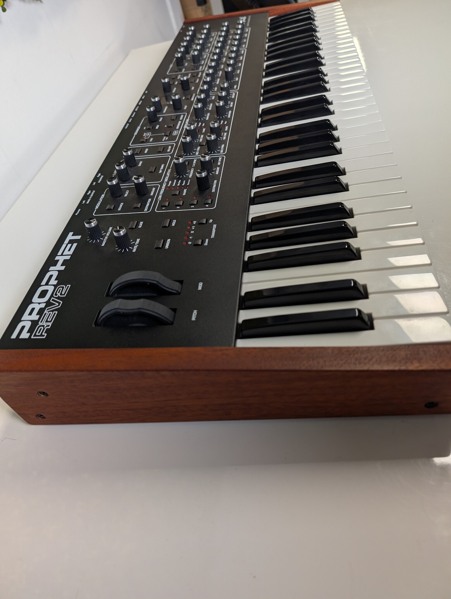 Prophet Rev 2 - 16 voices - Synthesizer + gator 61 hoes