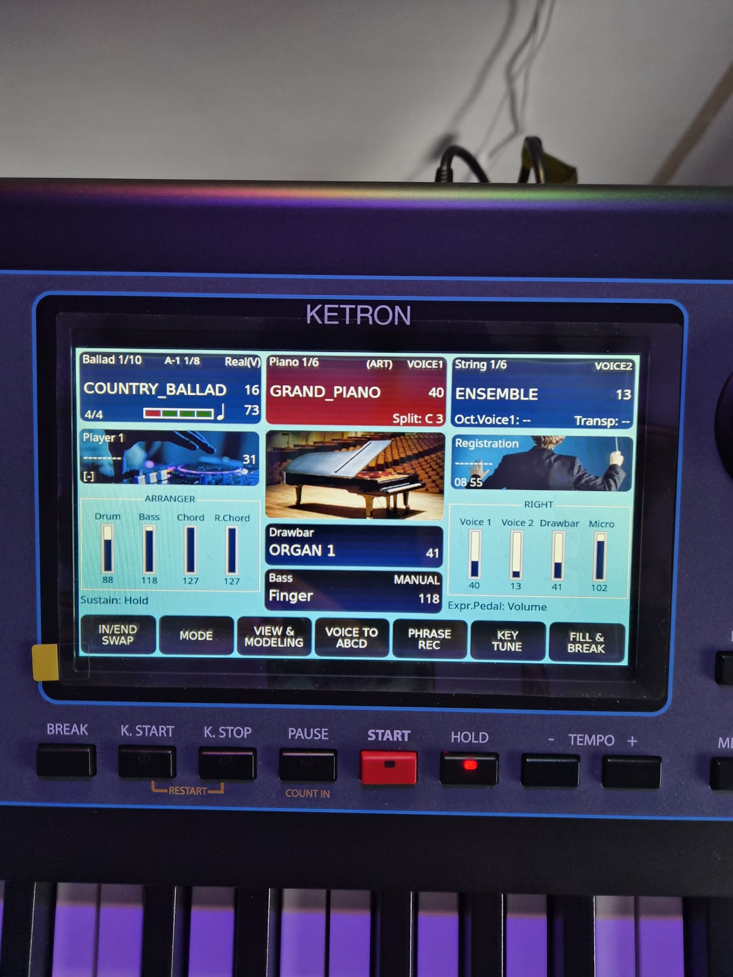 Ketron Event 76 B stock Model