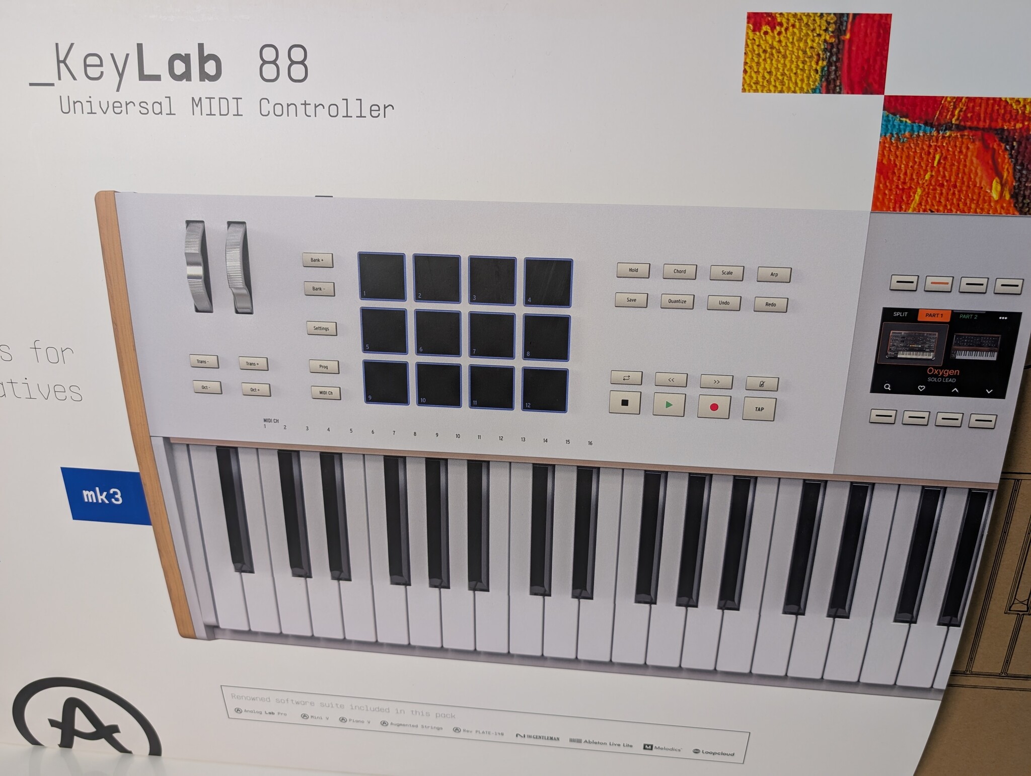 Arturia KeyLab 88 Mk3 B stock