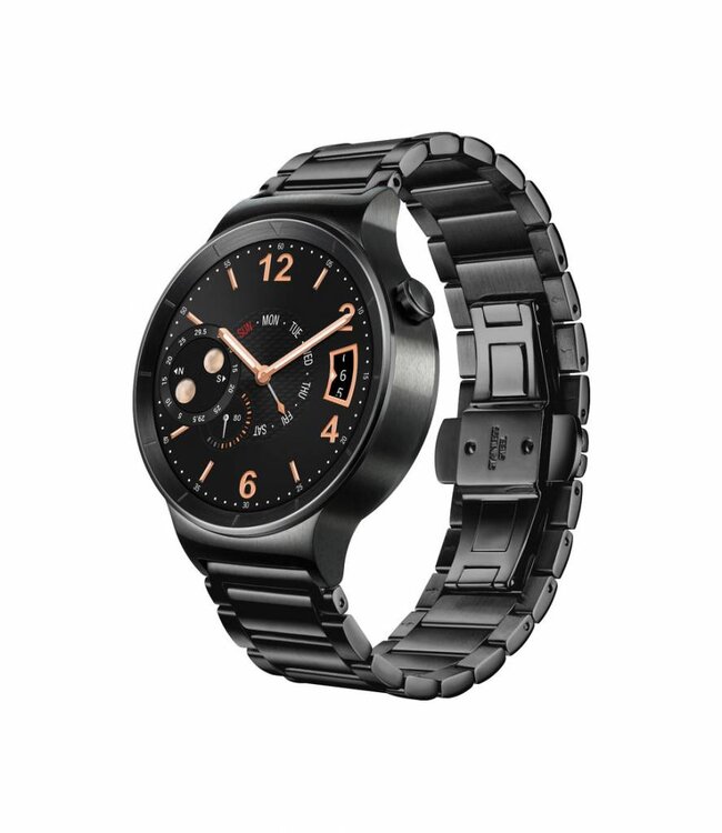 Huawei Huawei Watch Zwart roestvrij staal