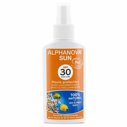 Alphanova Sun Organic Sunscreen Spray Kids 125g - SPF 30 Alphanova Sun Organic Sunscreen Spray Kids 125g - SPF 30