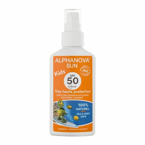 Alphanova Sun Organic Sunscreen Spray Kids 125g - SPF 50