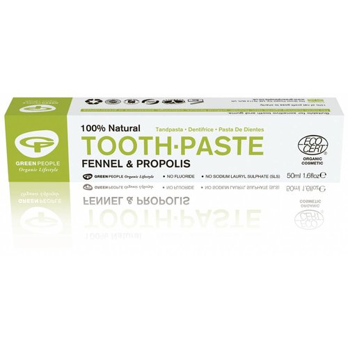 Green People Natuurlijke Tandpasta - Fennel & Propolis (50ml) Green People Natuurlijke Tandpasta - Fennel & Propolis (50ml)