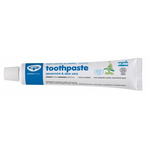 Green People Organic Children Toothpaste Spearmint & Aloe Vera (50ml)