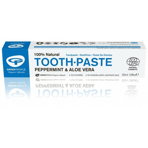 Green People Natuurlijke Tandpasta - Mint Zonder Fluoride (50ml) Green People Natuurlijke Tandpasta - Mint Zonder Fluoride (50ml)