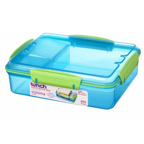 Sistema Snack Attack Duo Lunchbox - Blue