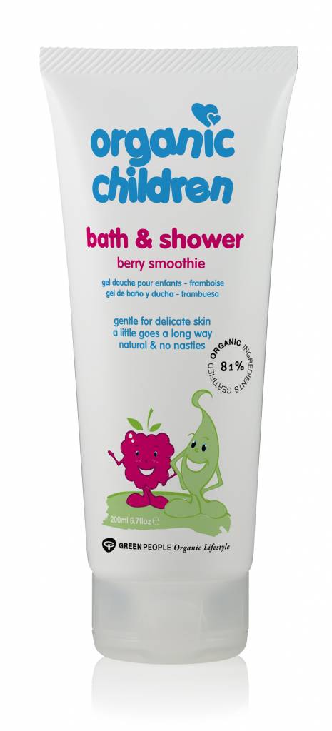 Green People Organic Children Bath Shower Berry Smoothie