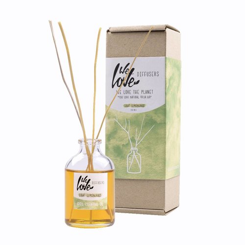 We Love The Planet Diffuser Fragrance Sticks Light Lemongrass (50ml)