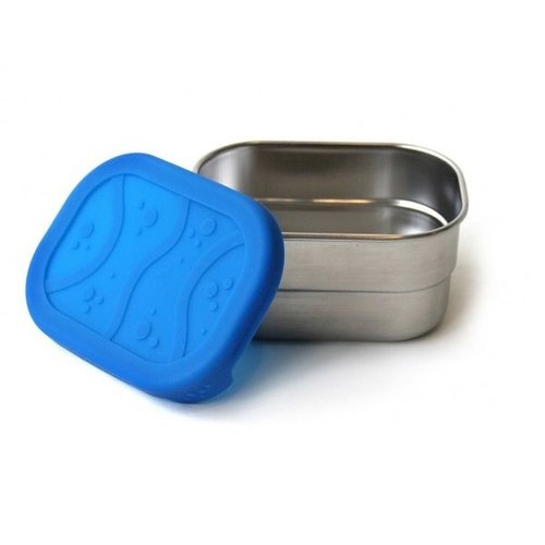 Blue Water Bento RVS Snackbox Splash Pod - Lekvrij Blue Water Bento RVS Snackbox Splash Pod - Lekvrij
