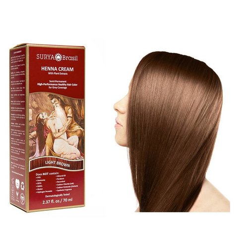 Surya Brasil Haarverf Cream - Light Brown Surya Brasil Haarverf Cream - Light Brown