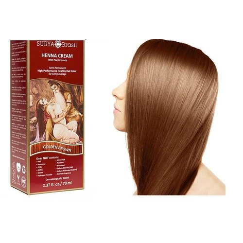 Surya Brasil Haarverf Cream - Golden Brown Surya Brasil Haarverf Cream - Golden Brown