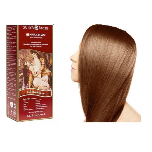 Surya Brasil  Natuurlijke Haarverf Cream - Golden Brown