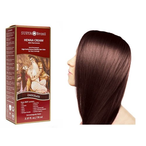 Surya Brasil  Natural Hair Dye Cream - Chocolate