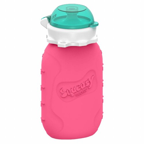 Squeasy Gear Silicone Squeeze Bottle 180ml - Pink