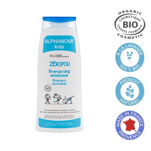 Alphanova Kids Bio Zeropou Shampoo - Anti Luizen