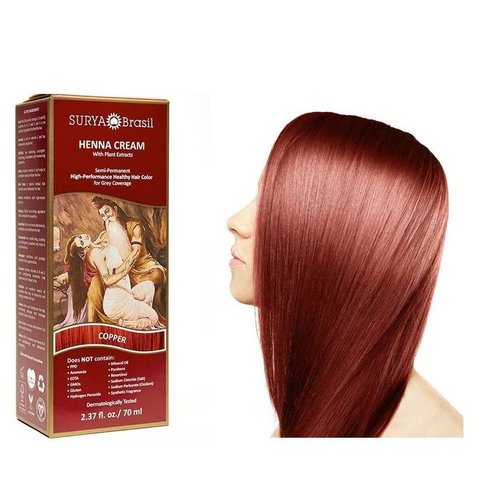 Surya Brasil Haarverf Cream - Copper Surya Brasil Haarverf Cream - Copper