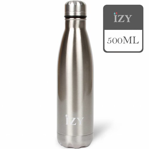 IZY Stainless Steel Thermos (500ml) - Chrome Silver