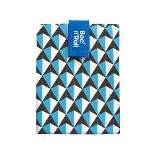 Roll'Eat Boc'n'Roll Food Wrap - Blue Tiles Roll'Eat Boc'n'Roll Food Wrap - Blue Tiles