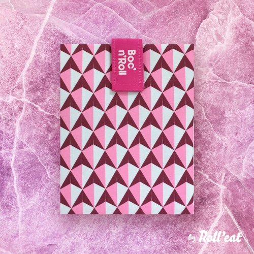 Roll'Eat Boc'n'Roll Food Wrap - Pink Tiles