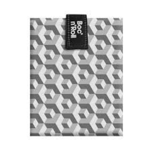 Roll'Eat Boc'n'Roll Foodwrap - Tiles Black Roll'Eat Boc'n'Roll Foodwrap - Tiles Black