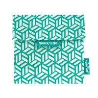 Snack'n'Go Reusable Sandwich bag - Green Tiles