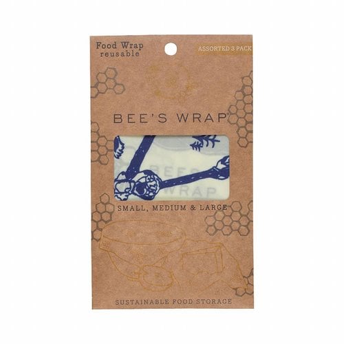 Bee's Wrap Bienenwachswickel (S / M / L) - Bären & Bienen (3 Stück)