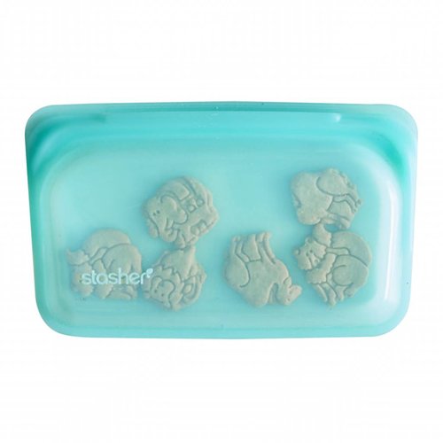 Stasher Reusable Bag Small - Aqua Stasher Reusable Bag Small - Aqua