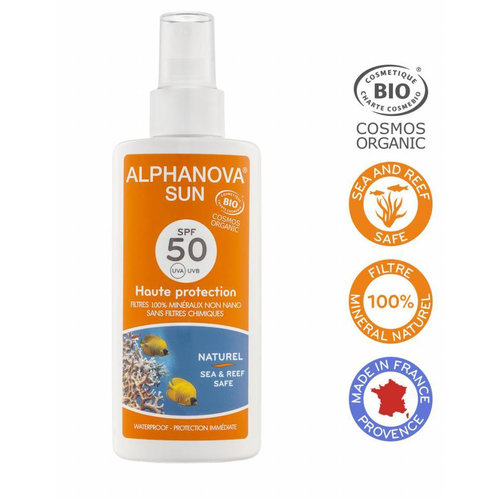 Alphanova Sun Bio Zonnebrandspray - SPF50 Alphanova Sun Bio Zonnebrandspray - SPF50