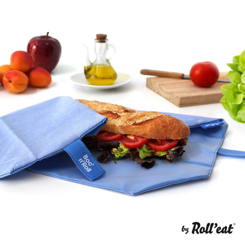 Roll'Eat Boc'n'Roll Food Wrap - Natur Blau