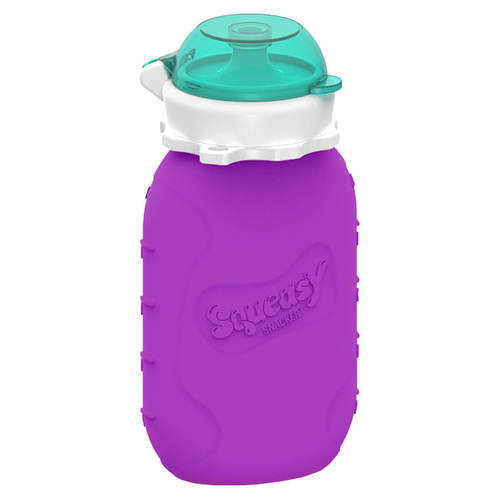 Squeasy Gear Silicone Squeeze Bottle 180ml bag - Purple