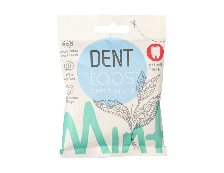Denttabs Toothbrushing Tablets With Fluorine Bewust Puur!