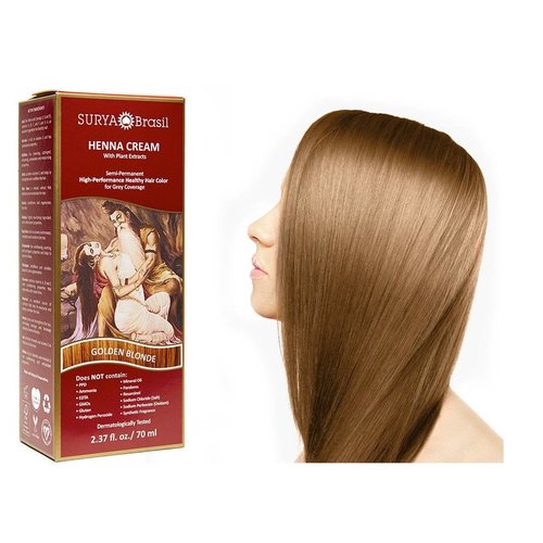 Surya Brasil  Natural Hair Dye Cream - Golden Blonde