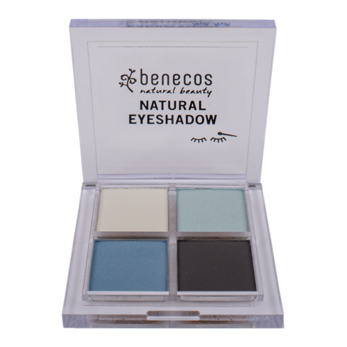 Benecos Natural Eyeshadow Quatro - True Blue Benecos Natural Eyeshadow Quatro - True Blue