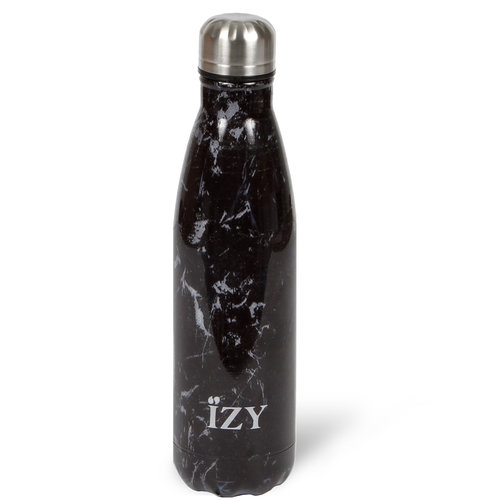 IZY Thermoskanne aus Edelstahl (500ml) - Schwarzer Marmor