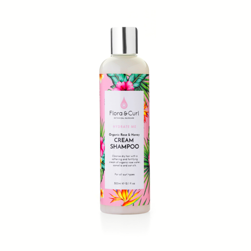 Flora & Curl Organic Rose & Honey Cream Shampoo Flora & Curl Organic Rose & Honey Cream Shampoo