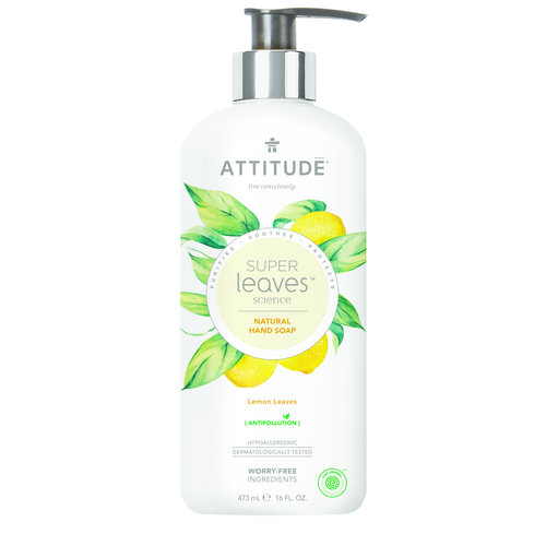 Attitude Natural Hand Soap - Lemon Leaves