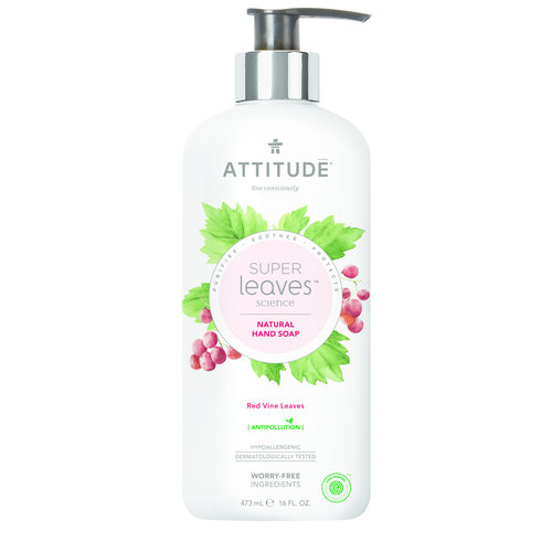 Attitude Natural Hand Soap - Red Vine Leaves Attitude Natural Hand Soap - Red Vine Leaves