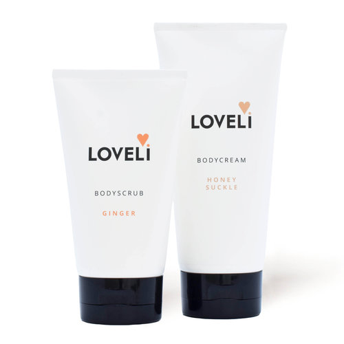 Loveli Set Bodycream & Bodyscrub Loveli Set Bodycream & Bodyscrub