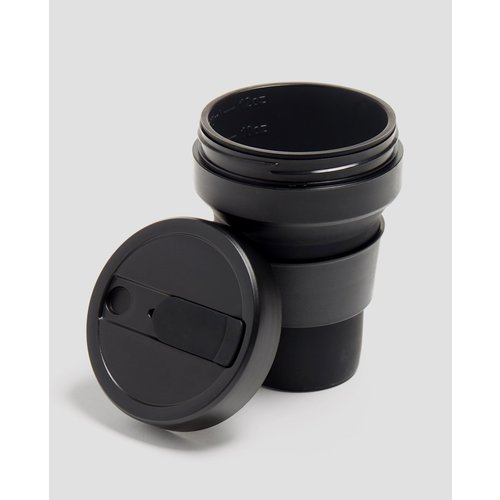 Stojo Foldable Coffee Cup 355ml - Black