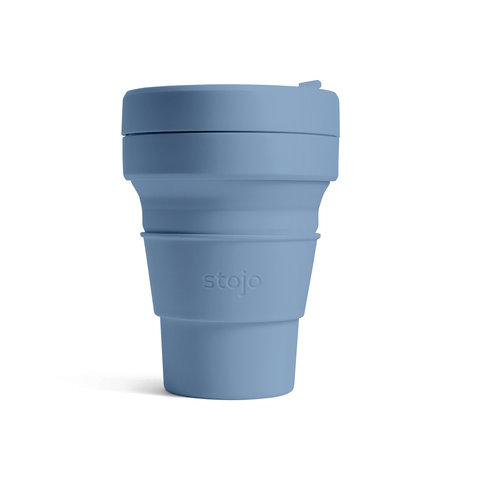 Stojo Faltbare Kaffeetasse 355ml - Blau