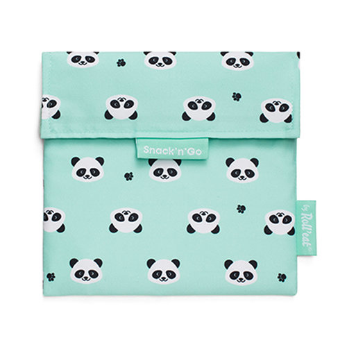 Roll'Eat Snack'n'Go Reusable Sandwich Bag - Panda Roll'Eat Snack'n'Go Reusable Sandwich Bag - Panda