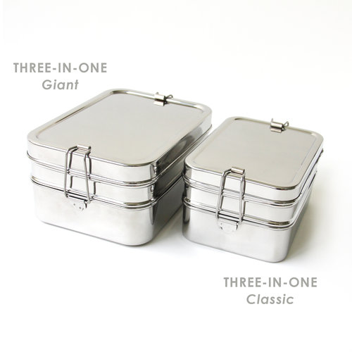 Eco Lunchbox Edelstahl Lunchbox 3-in-1 Giant