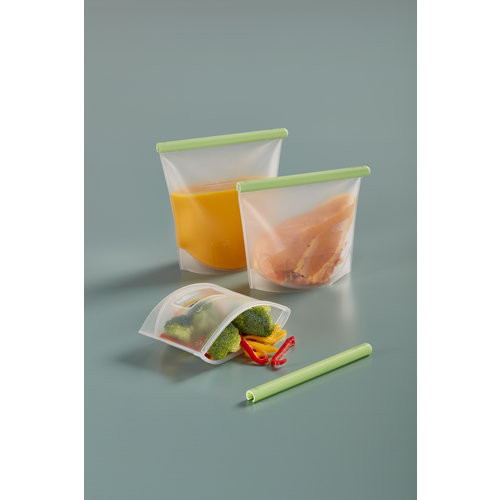 Lekue Reusable Silicone Bag - Set of 3