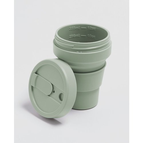 Stojo Faltbare Kaffeetasse 355ml - Grün