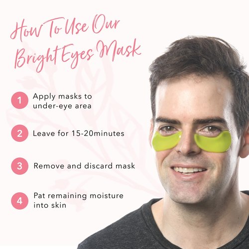 100% Pure Bright Eyes Mask (5 pieces)